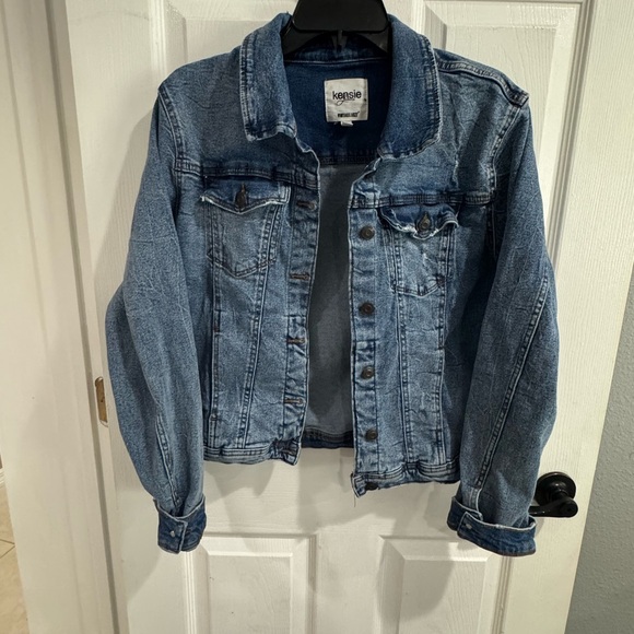 Kensie Jackets & Blazers - Kensie Classic Denim Jacket –‎ Size L